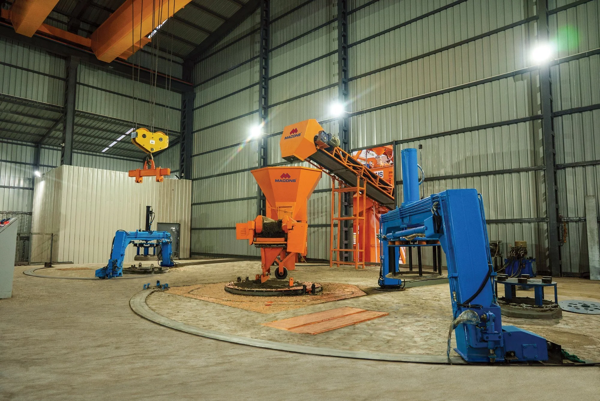 Vertical Vibrated Casting